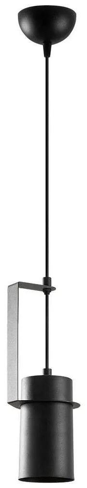 Φωτιστικό Οροφής Spot 584TTM1314 13x10x126cm 1xE27 40W Black Opviq
