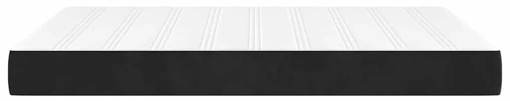 vidaXL Στρώμα με Pocket Springs Μαύρο 120x210x20 εκ. Βελούδινο
