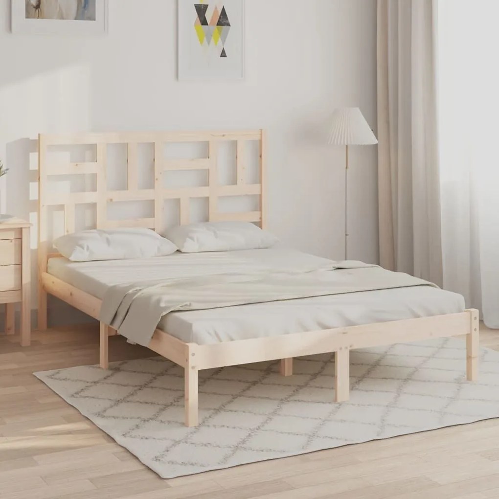 Πλαίσιο Κρεβατιού 150 x 200 εκ. Μασίφ Ξύλο King Size 3105955