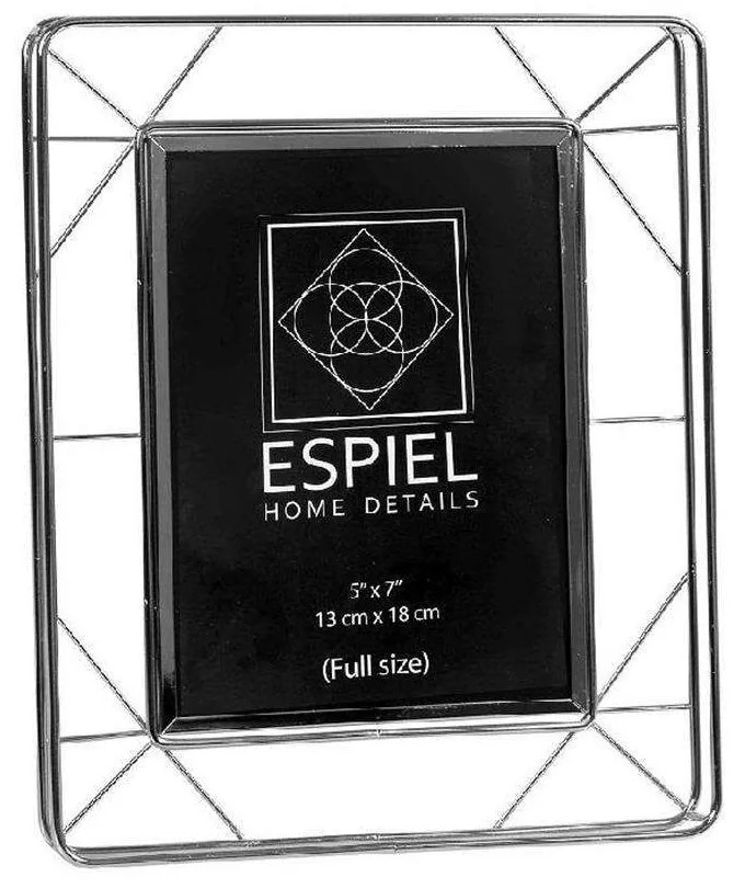 Κορνίζα FAM532 13x18cm Silver Espiel Metal