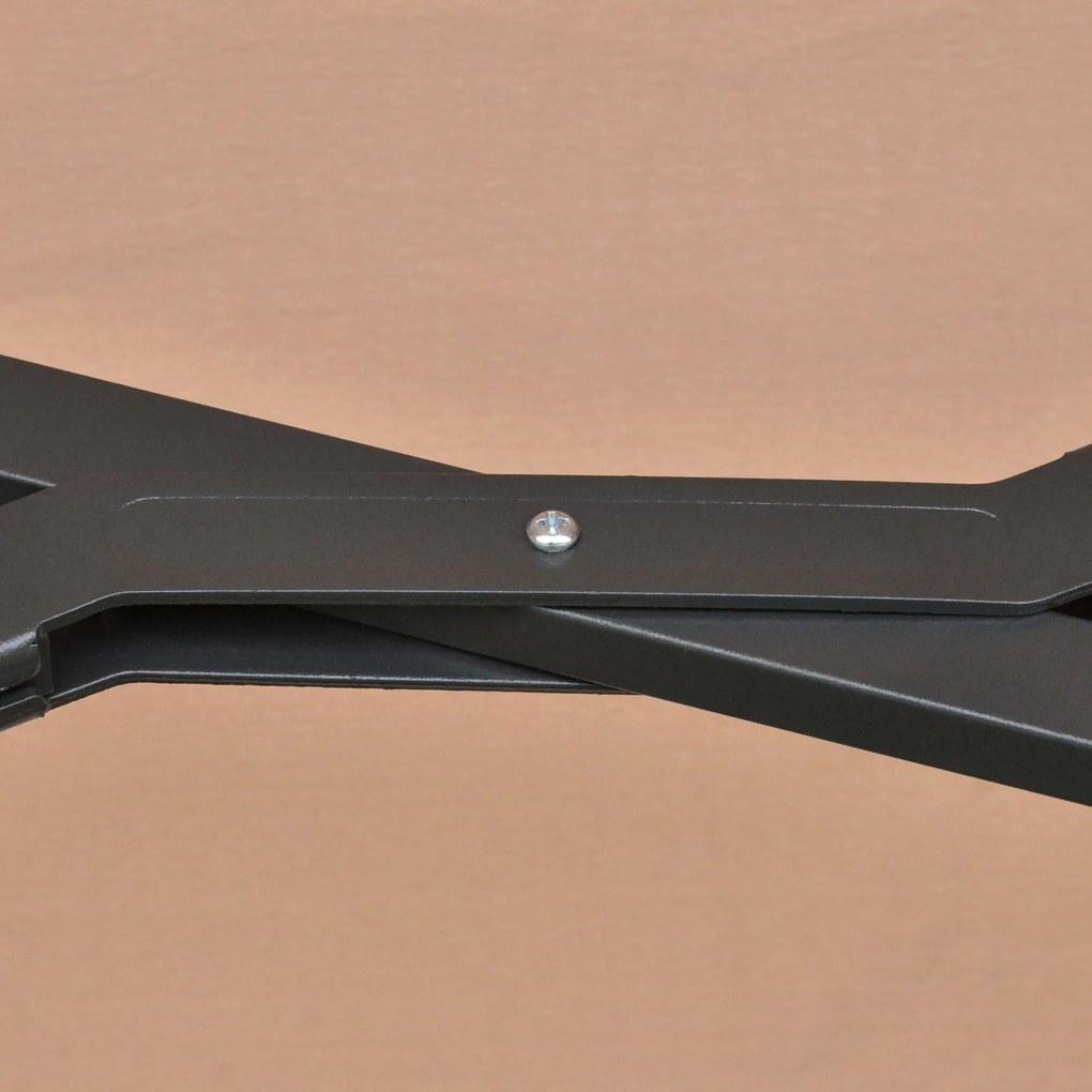 Outsunny Ομπρέλα ηλίου Οβάλ Χακί 440 x 260 cm