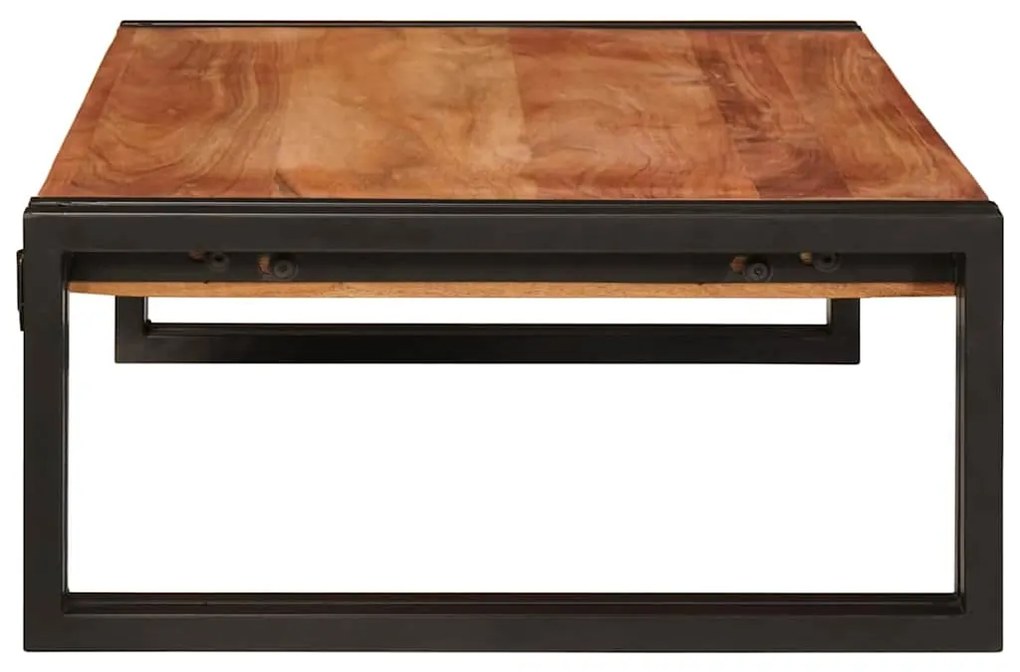 vidaXL Ράφι μπάνιου με ράφι Καφέ 80 x 50 x 23 εκ Στερεό Ξύλο Ακακίας