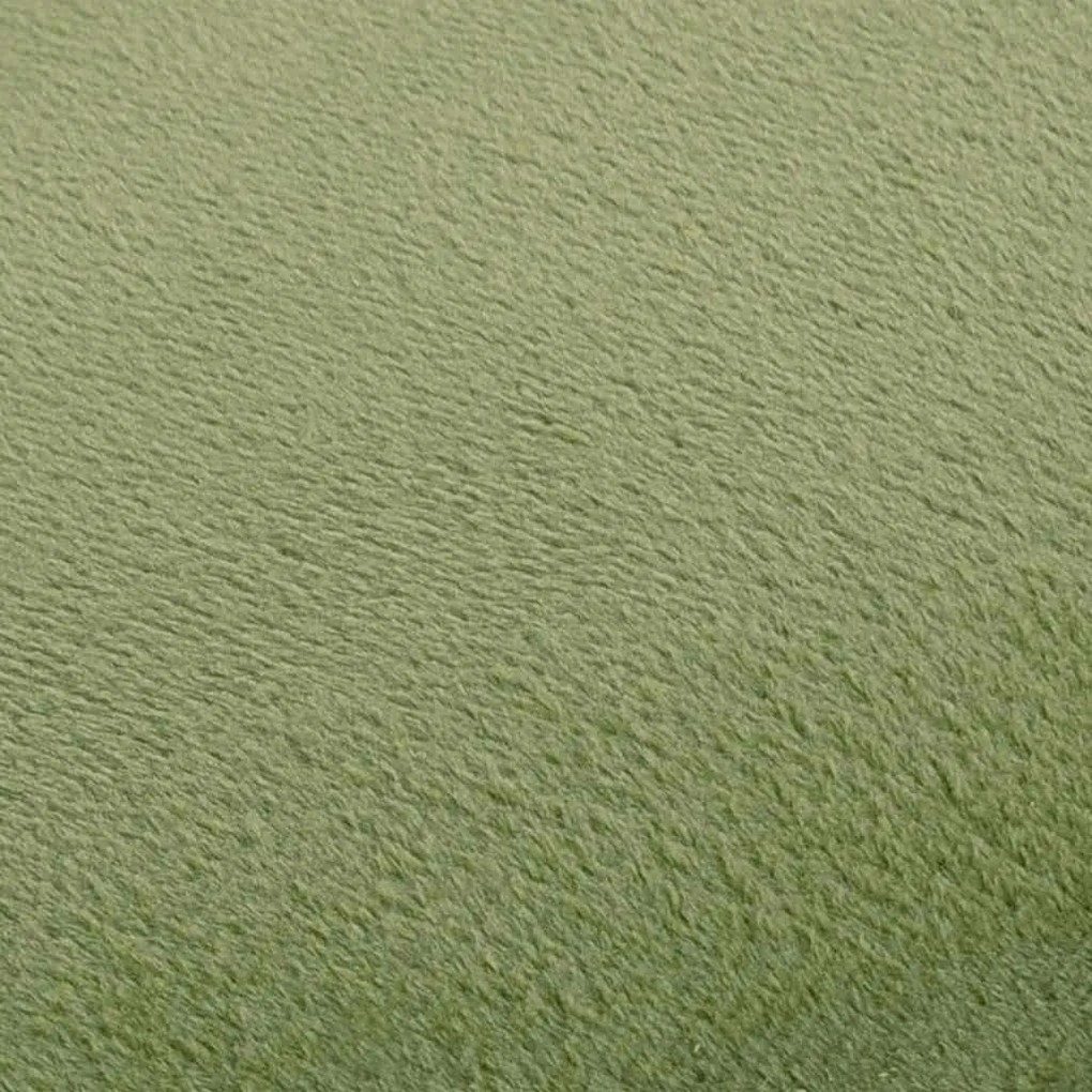 vidaXL Σκαμπό Μουσταρδί Πράσινο / Χρυσό Βελούδινο 28 x 36 cm