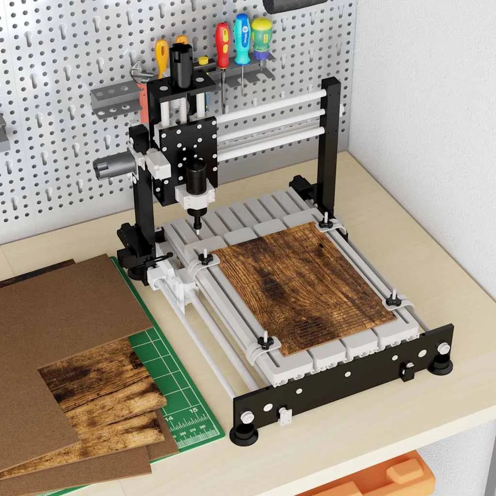 vidaXL Διακοσμητικά Πάνελ 50 pcs Καπνιστό Δρύς 30 x 42 x 0.27 εκ