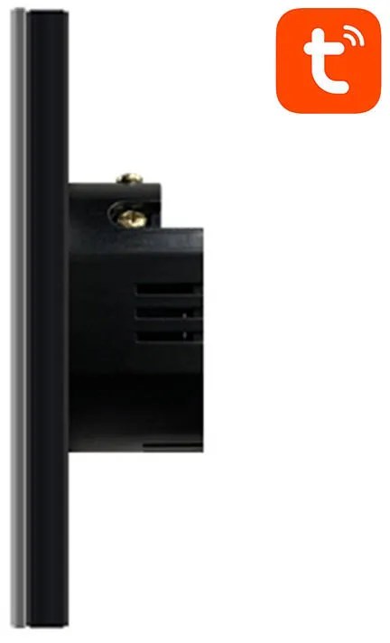 Smart Light Switch WiFi Avatto TS02-EU-B1 1 Way TUYA (black)