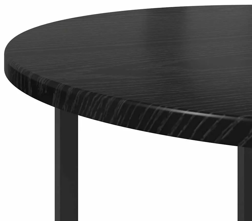 vidaXL Σετ βοηθητικά τραπεζάκια 2 pcs Μαύρη δρυς 50 x 50 x 50 cm