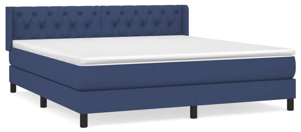 ΚΡΕΒΑΤΙ BOXSPRING ΜΕ ΣΤΡΩΜΑ ΜΠΛΕ 160X200 ΕΚ. ΥΦΑΣΜΑΤΙΝΟ 3129967