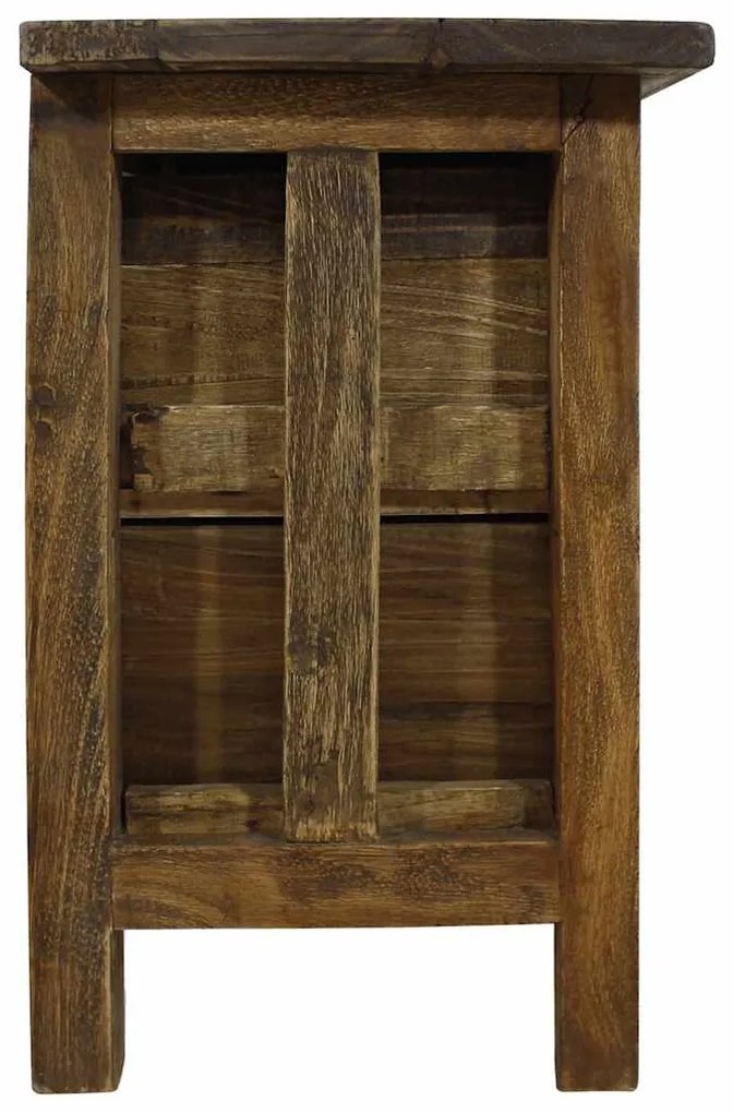 vidaXL Κομοδίνο 40 x 30 x 51 εκ. από Μασίφ Ξύλο Μαόνι