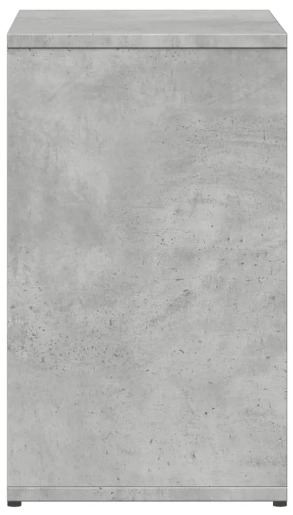 vidaXL Βοηθητικά Τραπέζια 2 τεμ Γκρι Σκυροδ. 50x30x50 εκ. Επεξ. Ξύλο