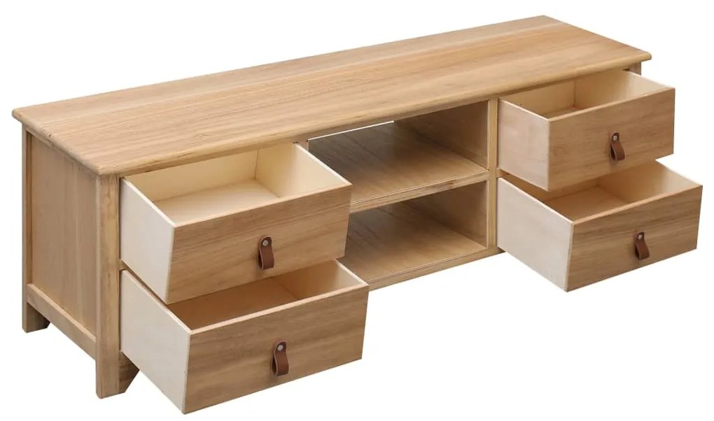 vidaXL Έπιπλο Τηλεόρασης 115 x 30 x 40 εκ. από Ξύλο Παυλώνιας