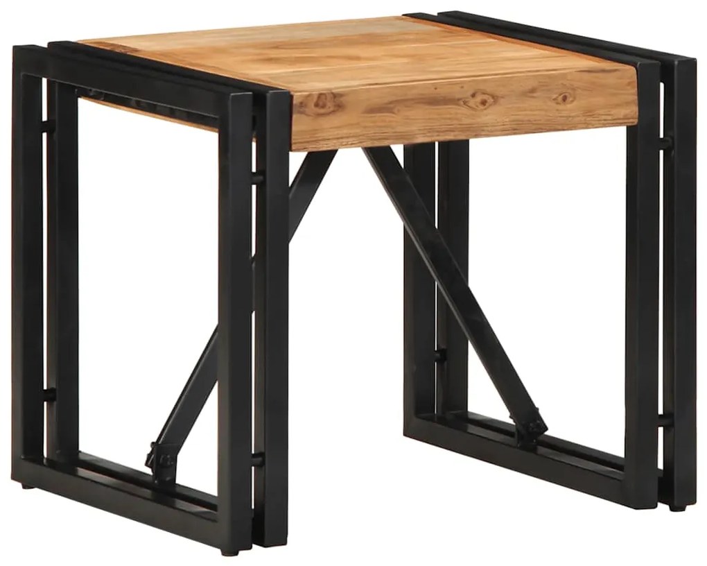 Τραπεζάκι σαλονιού 40x40x35 cm μασίφ ξύλο ακακίας