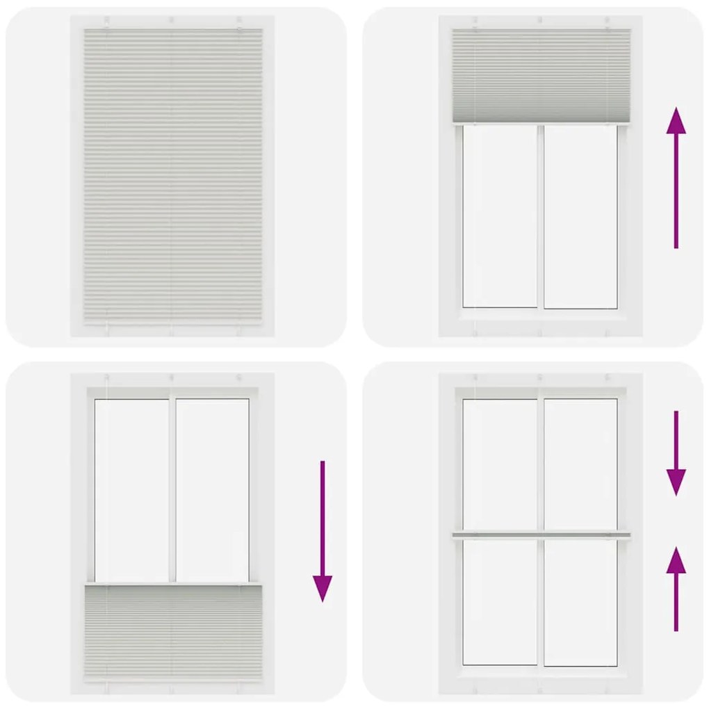 vidaXL Roller Blind Blackout ανοιχτό γκρι 115x200 cm Πλάτος υφάσματος