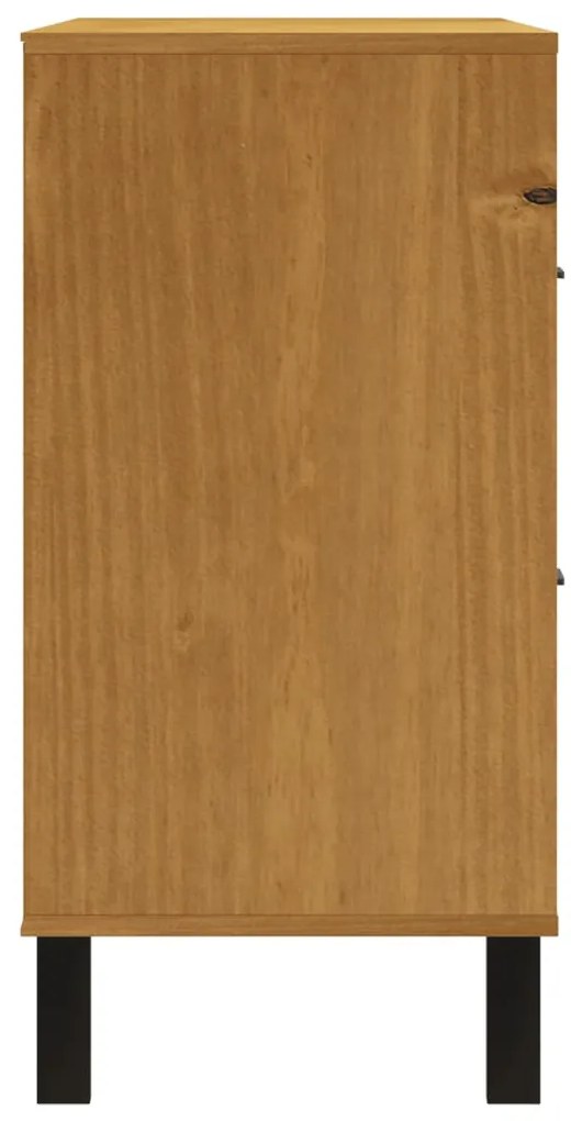 vidaXL Συρταριέρα FLAM 110 x 40 x 80 εκ. από Μασίφ Ξύλο Πεύκου