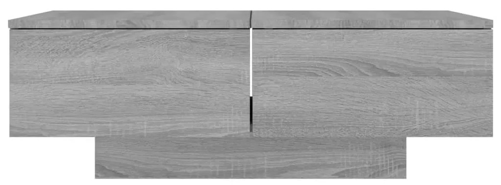 vidaXL Τραπεζάκι Σαλονιού Γκρι Sonoma 90x60x31 εκ. Επεξεργασμένο Ξύλο
