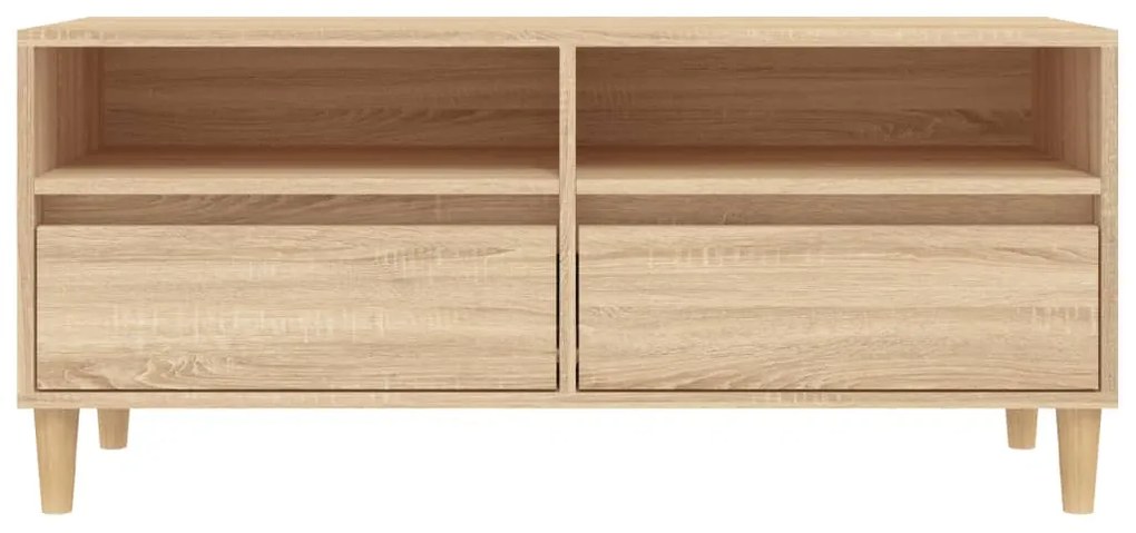 vidaXL Έπιπλο Τηλεόρασης Sonoma Δρυς 100 x 34,5 x 44,5 εκ. Επεξ. Ξύλο