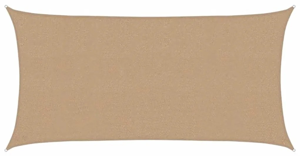 vidaXL Πανί Σκίασης Taupe 2 x 4 μ. από HDPE 160 γρ./μ²