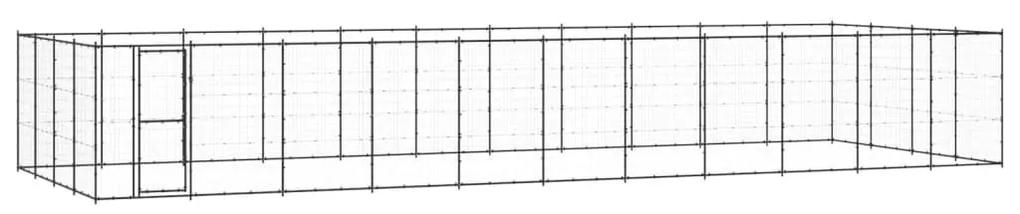 Κλουβί Σκύλου Εξωτερικού Χώρου 53,24 μ² από Ατσάλι - Μαύρο