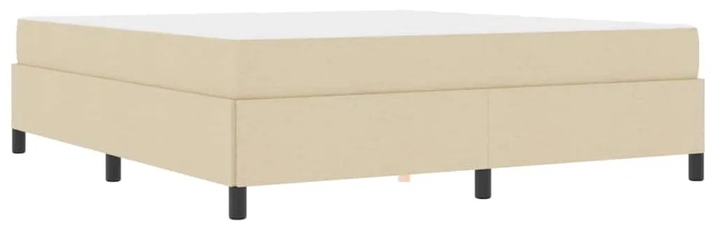 vidaXL Κρεβάτι με ελατήρια Κρέμα 180 x 200 cm
