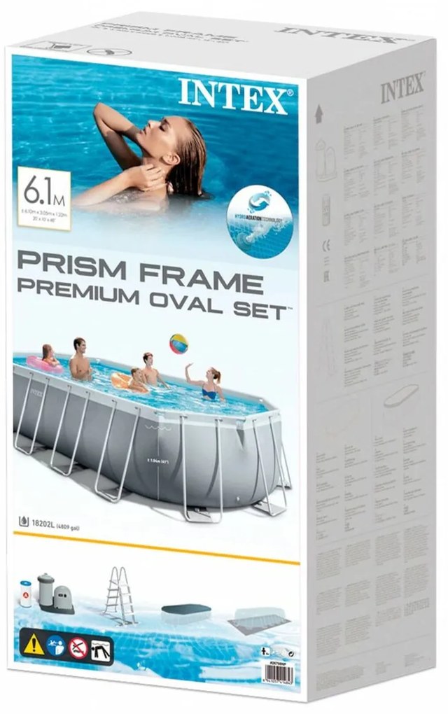 Πισίνα Αποσπώμενο Intex 26798 610 x 122 x 305 cm