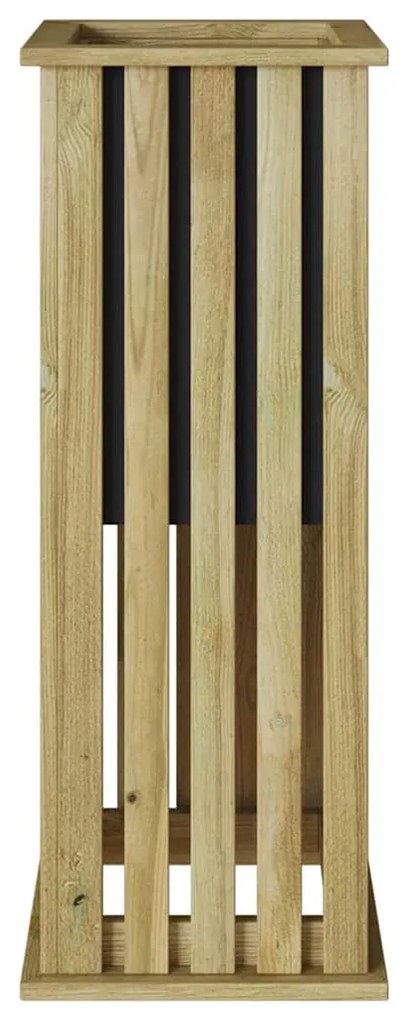 vidaXL Κουτιά γλάστρων Καφέ 33 x 33 x 85 εκ Εμποτισμένο Ξύλο Πεύκου