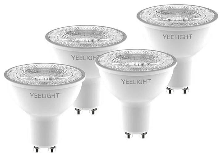 Yeelight Έξυπνη Λάμπα W1 GU10 Dimmable 4τμχ (Θερμό Λευκό)