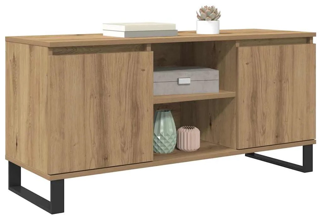 vidaXL Ντουλάπι TV Artisan Oak 104 x 35 x 50 εκ. Επεξεργασμένο ξύλο