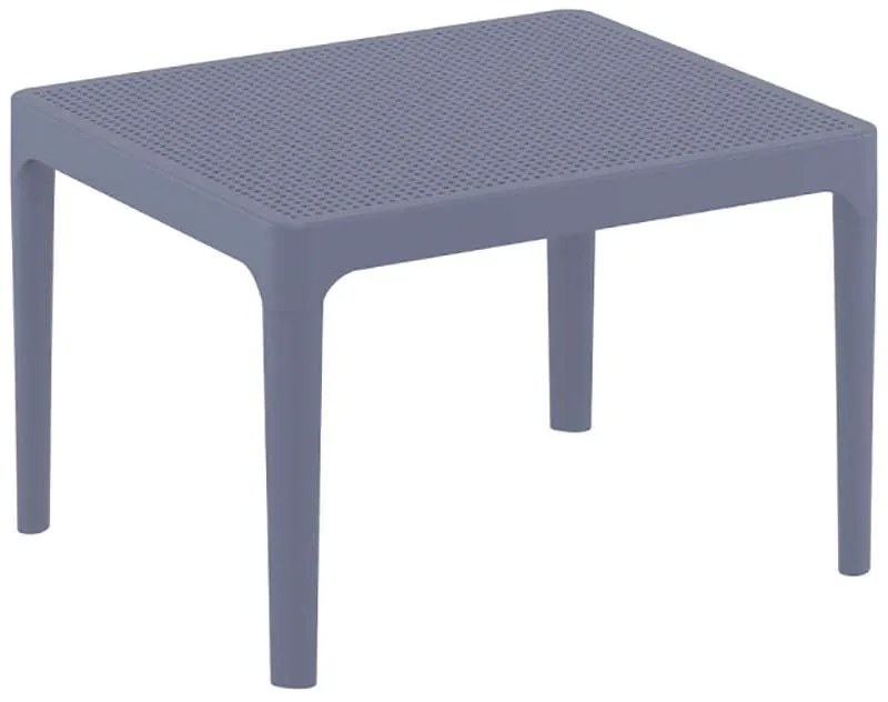 ΤΡΑΠΕΖΙ ΠΟΛ/ΝΙΟΥ 50Χ60Χ40εκ. DARK GREY