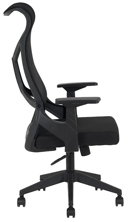 A9920 ΜΑΥΡO MESH ΠΟΛΥΘΡΟΝΑ ΓΡΑΦΕΙΟΥ 64X65X48-115/56-125εκ.