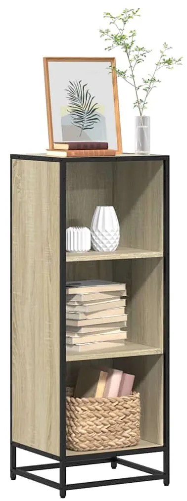 vidaXL Ντουλάπι βιβλίων Sonoma Oak 40x35x107,5 cm Κατασκευασμένο ξύλο