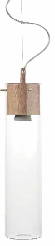 Φωτιστικό Οροφής Μονόφωτο Aca Pothos V110TR Wood