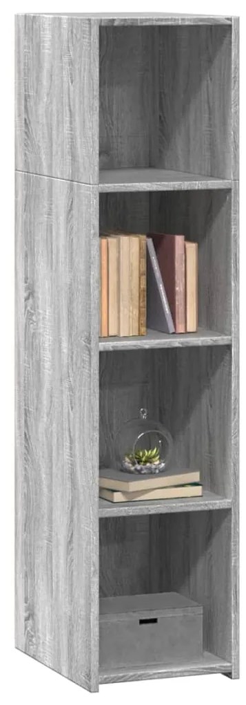vidaXL Ντουλάπι Γκρι Sonoma 30x41x124 εκ. από Επεξεργασμένο Ξύλο