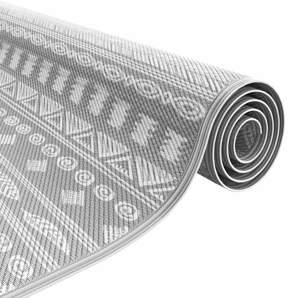vidaXL Χαλί εξωτερικού χώρου Γκρι 300 x 400 cm PP