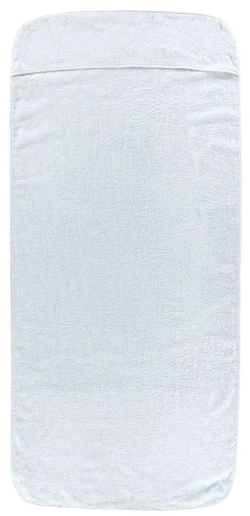 Πετσέτες Θαλάσσης 6 τεμ. Λευκές 60 x 135 εκ. Ύφασμα 400 GSM - Λευκό