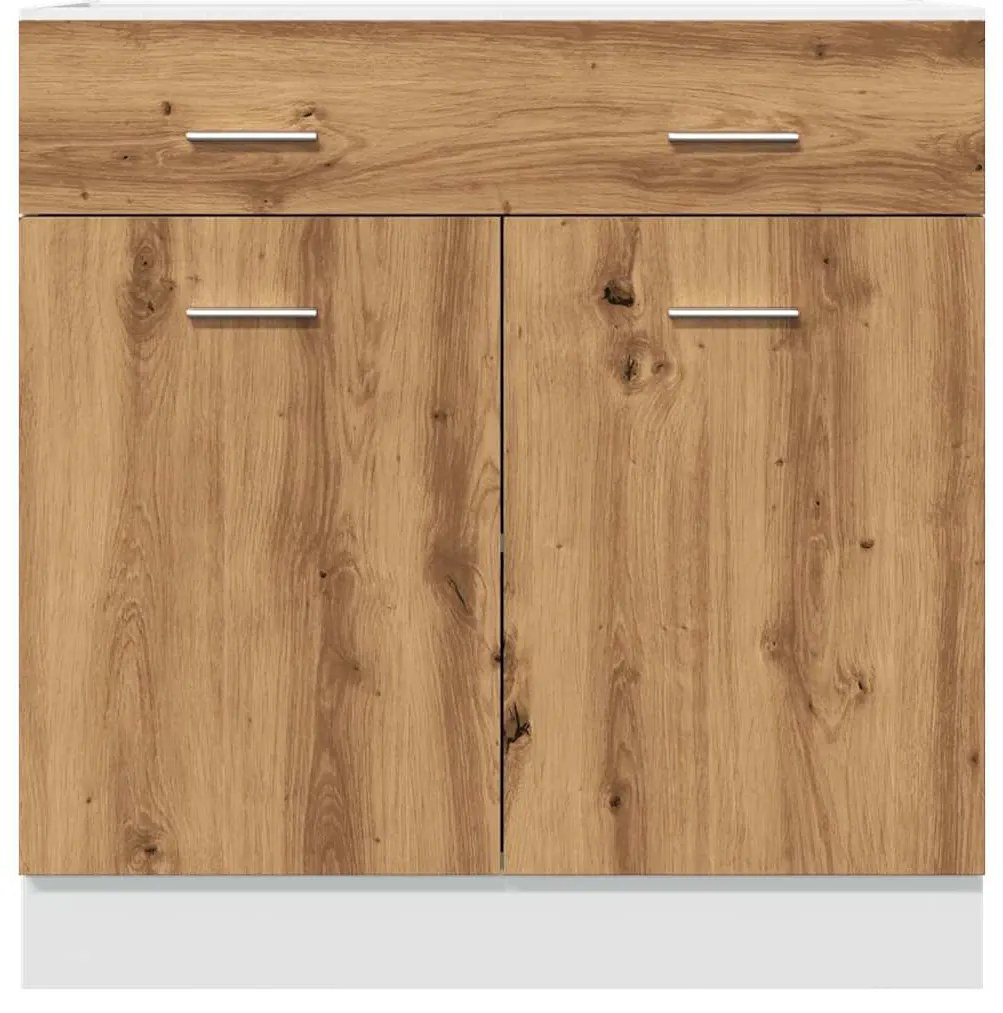 Συρτάρι κάτω ντουλάπι Artisan Oak Κατασκευασμένο ξύλο - Καφέ