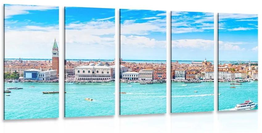 Άποψη εικόνας 5 μερών της Βενετίας - 100x50