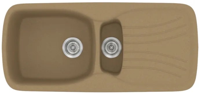 Sanitec Classic 309 Metallic Coffee Νεροχύτης