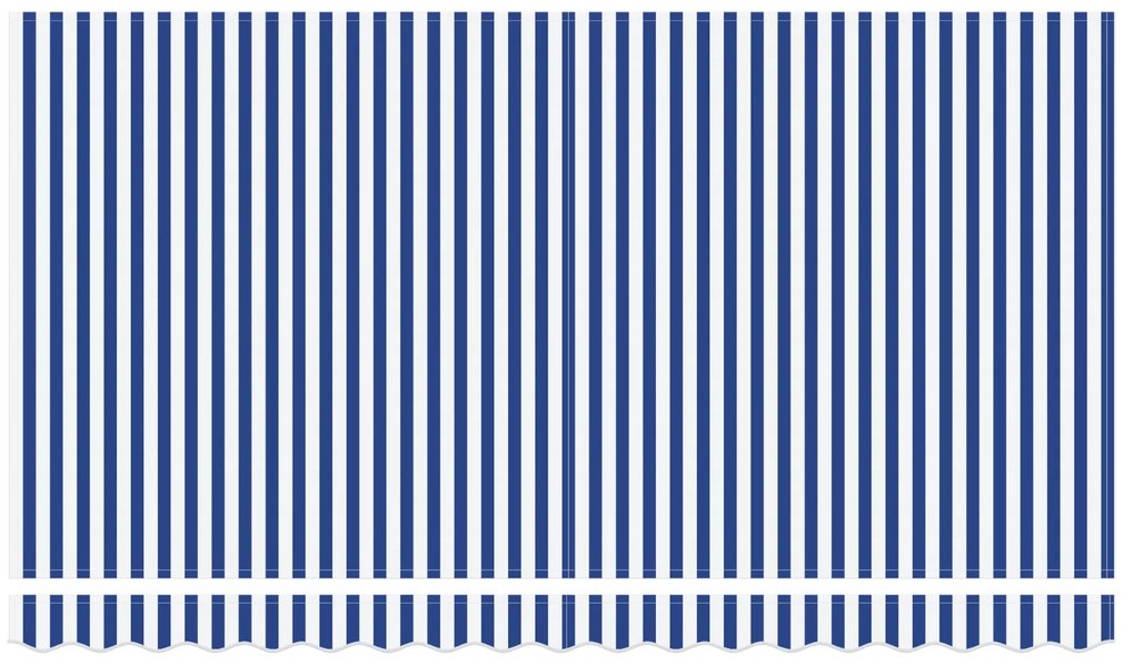 vidaXL Σκηνίτσα Αναδιπλούμενη Μπλε και άσπρο 350x200 εκ