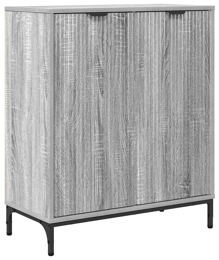 vidaXL Πλαϊνό γραφείο Γκρίζο Σονομα 69,5 x 33 x 82 εκ.