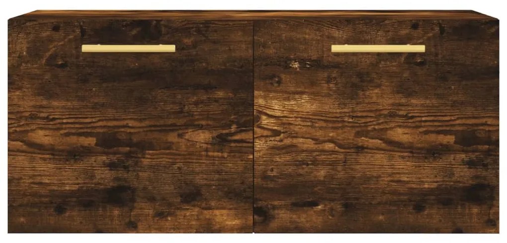 vidaXL Ντουλάπι Τοίχου Καπνιστή Δρυς 80x36,5x35 εκ. Επεξεργασμένο Ξύλο