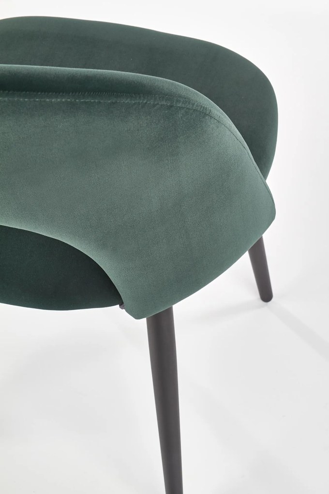 K384 chair, color: dark green DIOMMI V-CH-K/384-KR-C.ZIELONY