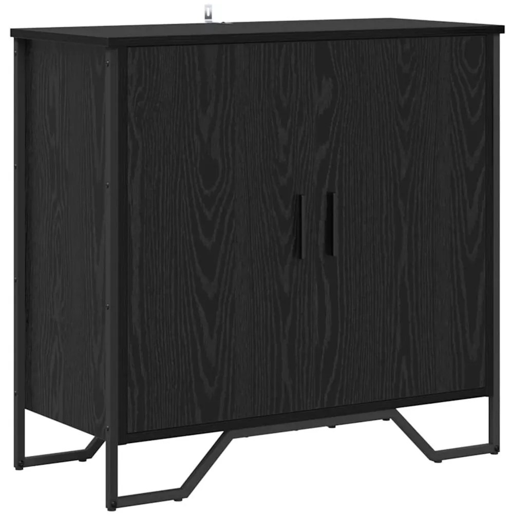 vidaXL Πλαϊνό γραφείο Μαύρη δρυς 78 x 35.5 x 74.5 εκ.