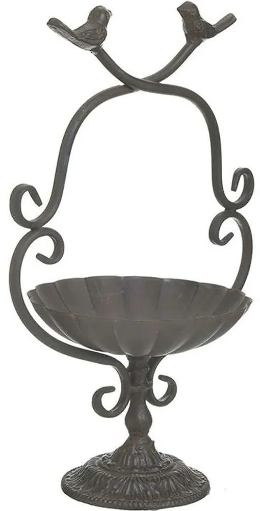 Διακοσμητική Πιατέλα 3-70-569-0066 24x17x35cm Brown Inart Metal