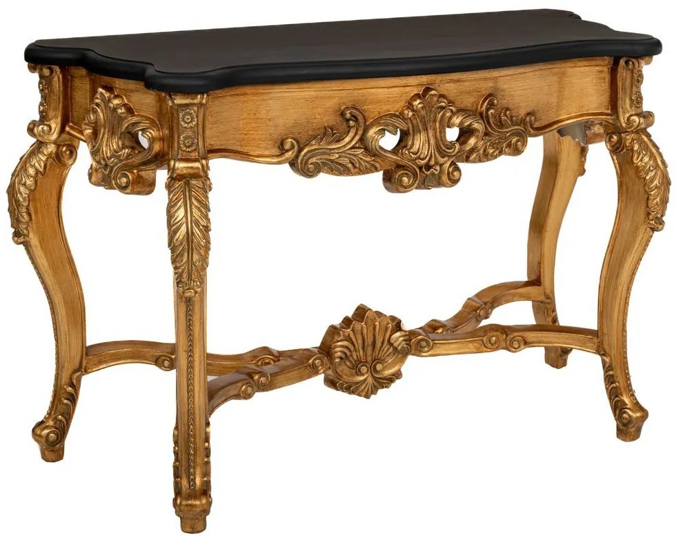 Κονσόλα Vintage 89195 130x50x80cm Black Gold