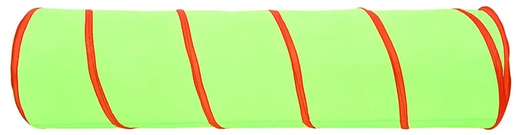 vidaXL Παιδικό Τούνελ Πράσινο 175 εκ. από Πολυεστέρα με 250 Μπάλες