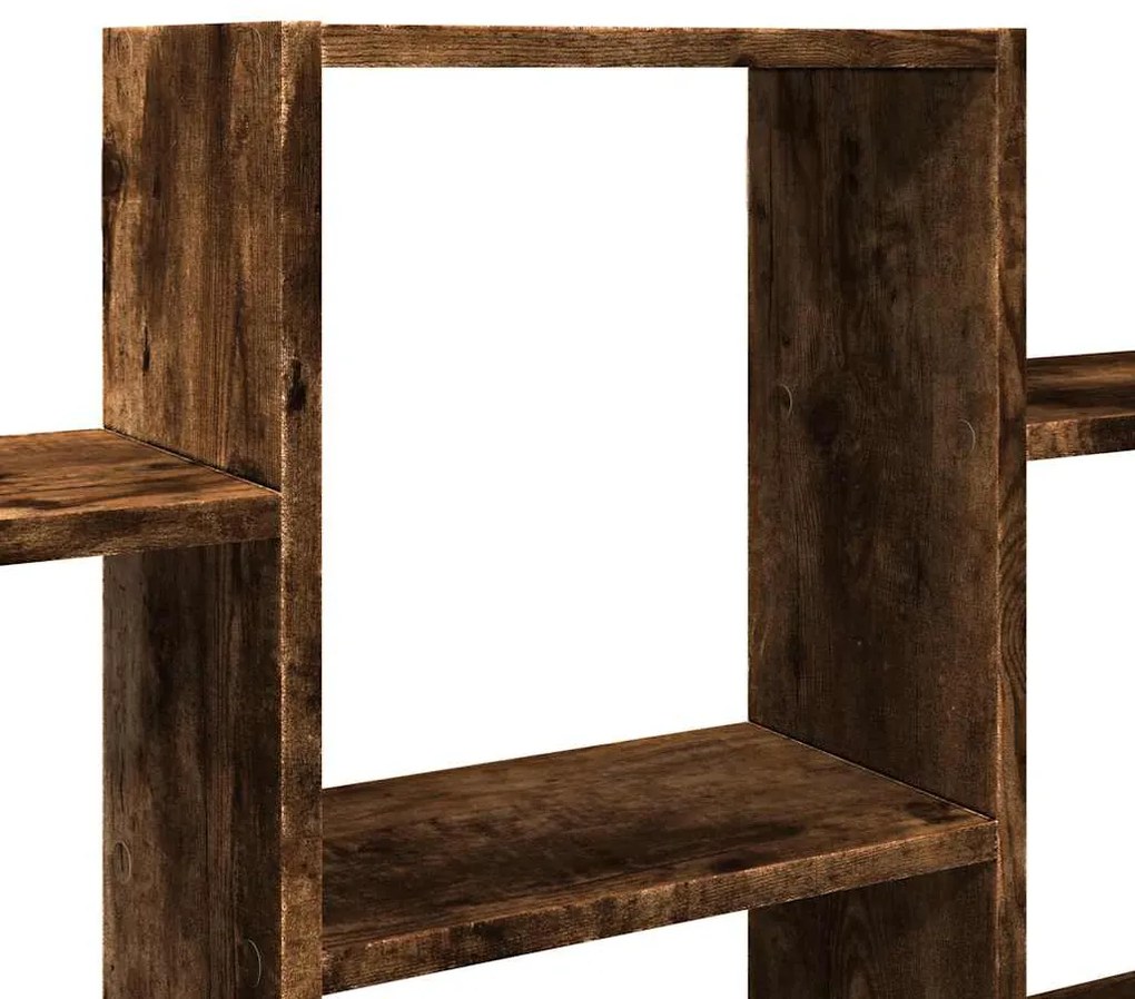 Ράφι τοίχου Καπνιστή βελανιδιά 159x18x66 cm Κατασκευασμένο ξύλο - Καφέ