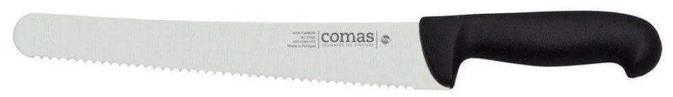 Μαχαίρι Ψωμιού Carbon CO1008425 25cm Black Comas Stainless Steel