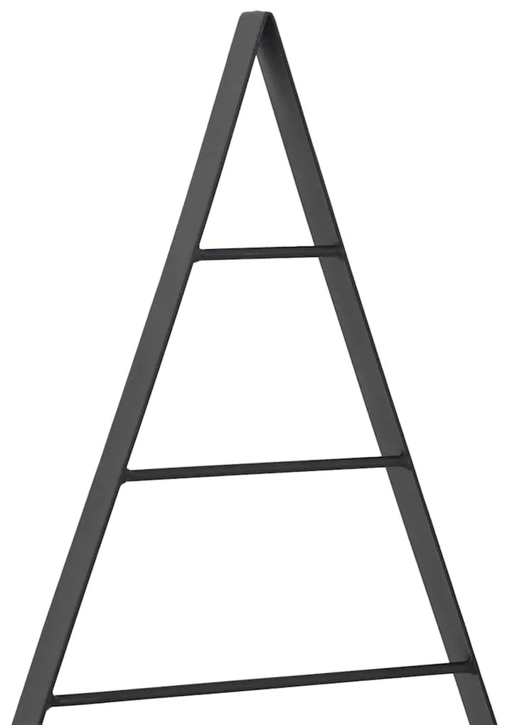 vidaXL Μεταλλικό χριστουγεννιάτικο δέντρο με βάση Μαύρο 60 cm Ατσάλι