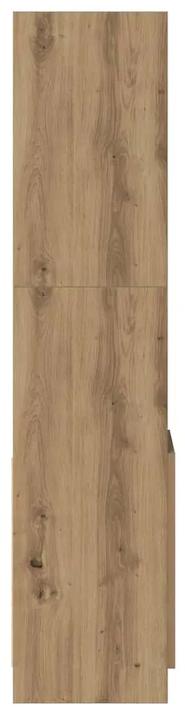 vidaXL Ντουλάπι Αρτισιανή Δρυς 92x33x140 εκ. από Επεξεργασμένο Ξύλο