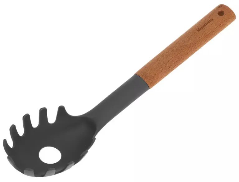 Σετ μαγειρικών σκευών Klausberg KB 7511, 5 μέρη, οξιά και νάιλον, γκρι