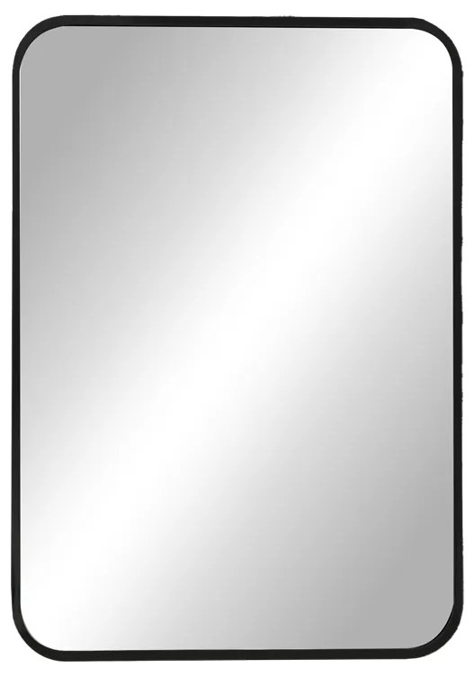 Καθρέπτης Classy Inart μαύρο αλουμίνιο 50x2.5x80εκ Υλικό: GLASS - ALUMINIUM 298-000023